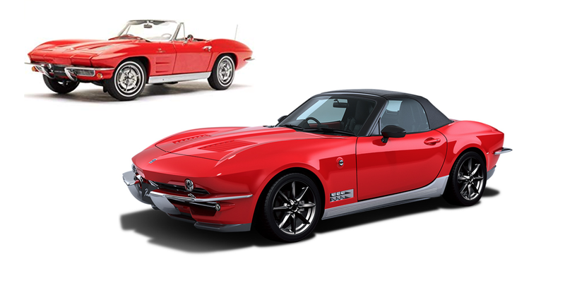 Illustration for article titled Mitsuoka Is Back With the Miata-Based Corvette Sting Ray You Didn't Realize You Needed